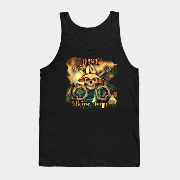 HHS Green Logo Tank Top by Hillbilly Horror Stories